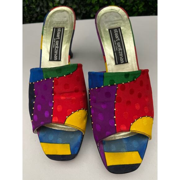 Stuart Weitzman New York platform slip on Heels, size 7.5 - Picture 7 of 7